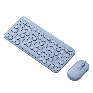 Juego de teclado y ratón portátil silencioso de carga inalámbrica de alta calidad, teclado y ratón de doble modo para oficina y negocios - Product Image 1