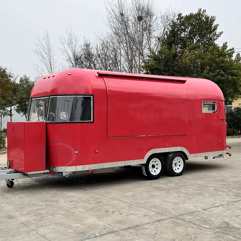 Food truck américain avec évier à 3 compartiments US. standard avec personnalisation ucla food trucks catering trailer