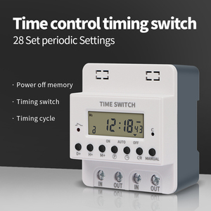 Interruttore di temporizzazione elettronico 220V regolatore di tempo impermeabile 28 gruppo di temporizzazione del programma di gruppo per irrigazione a tempo - Product Image 2