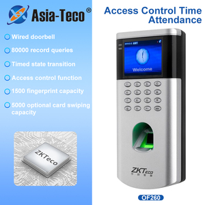 Macchina elettrica di controllo di accesso delle impronte digitali per il sistema di Smart Card TCP IP Digicode Time Clock Recorder OF260 - Product Image 2