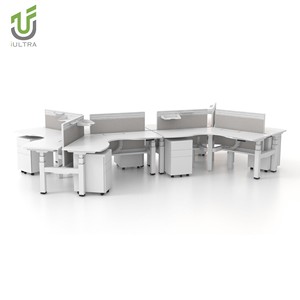 IULTRA可调l形v形书桌，双向电动双电机，灵活的房间布局 - Product Image 4