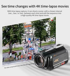 กล้องวิดีโอดิจิตอล Wi-Fi กล้องถ่ายวิดีโอดิจิตอลซุปเปอร์4K พร้อมหน้าจอสัมผัสขนาด3.0นิ้วจากโรงงาน - Product Image 3