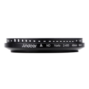 Andoer <strong>49mm</strong> ND Fader Neutral Density Adjustable ND2 to ND400 Variable <strong>Filter</strong> for Canon Nikon DSLR Camera - Product Image 2