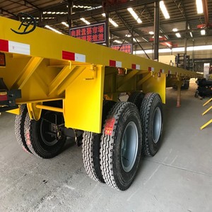 40FT <strong>2</strong> Axle Heavy Duty Steel Structure High <strong>Load</strong> Capacity Anti-Corrosion Semi-Trailer for Global Logistics Flatbed <strong>Container</strong> - Product Image 2