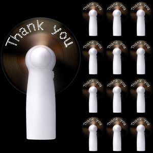 Nuevo producto Mini portátil Handy Led mensaje personalizado ventilador de batería, programable Led Display ventilador eléctrico de mano - Product Image 1