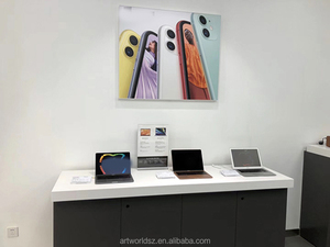 Artworld White Laptop Retail Electronic <strong>Table</strong> Shop Interior <strong>Design</strong> Custom <strong>Computer</strong> Showroom <strong>Design</strong> PC <strong>Display</strong> <strong>Table</strong> <strong>Design</strong> - Product Image 5