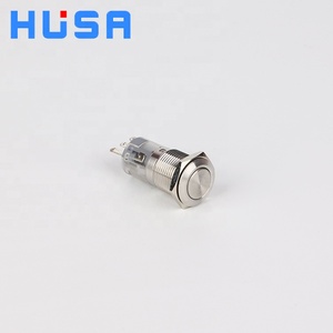 16mm impermeabile 3pin 6pin 1NO1NC 2NO2NC IP67 momentaneo SPDT DPDT 12v 24v 220V interruttore a pulsante - Product Image 3