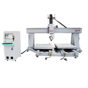 Fresadora CNC de 5 ejes para carpintería, máquina enrutadora de doble operación de 5 ejes para madera y plástico de espuma - Product Image 1
