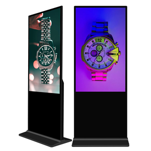 PCBA intérieur 43 49 55 65 pouces <span class=keywords><strong>Android</strong></span> écran tactile LCD affichage numérique affiche support de sol publicité Totem pour les métros - Product Image 3