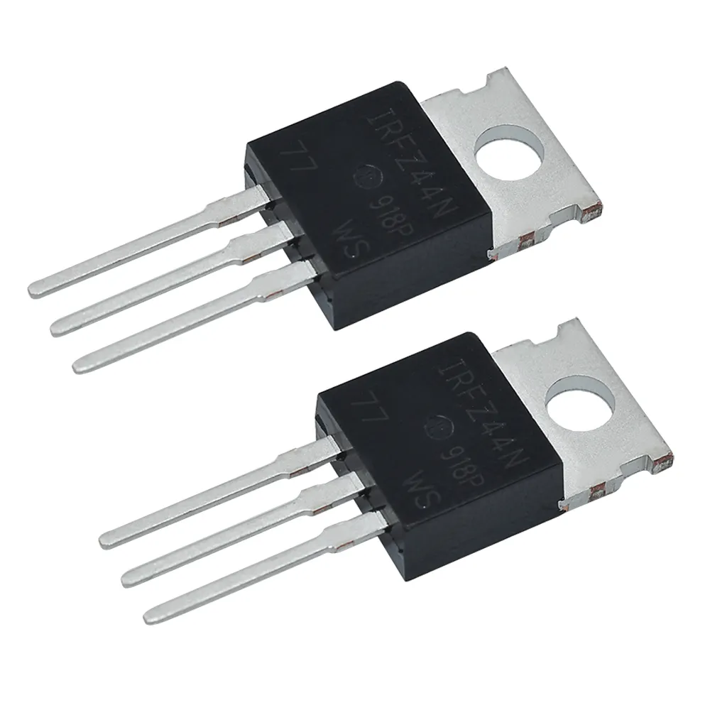 Комплект транзисторов Mosfet IRFZ44N TO220, транзисторы высокой мощности IRFZ44 TO-220, транзисторы IRFZ44NPBF 49A 55 в, транзистор с полевым эффектом