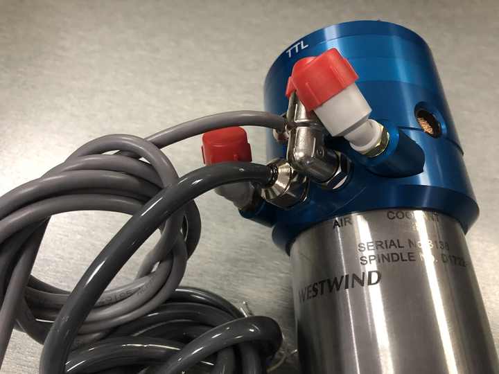 Westwind D1722-07 Air Bearing Drilling Spindle for PCB Milling Machine