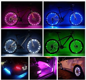 スマートフレキシブルUSB LEDライトストリップ、24キーリモコン18LED/m、DIY屋内および屋外クリエイティブデコレーション - Product Image 3