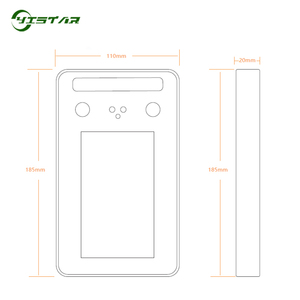 TCP/IP WIFI Gesichts Zeit Teilnahme Dynamische Gesichts Anerkennung access control IP65 Gesicht Access Control