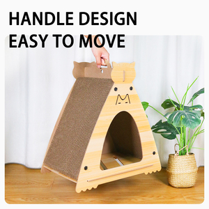 แผ่นกระดานลับเล็บแมวขนาดใหญ่แผ่นกระดานขูดขีดแมวออกแบบใหม่ - Product Image 4