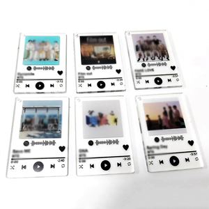 定制亚克力钥匙扣音乐歌曲歌手名称个性化钥匙扣钥匙扣 - Product Image 3