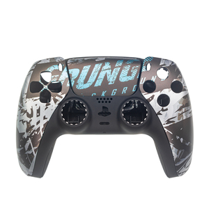 Casing pengontrol Game kustom DIY cangkang depan belakang Faceplate Touchpad pola Splash Grip casing belakang untuk penutup pengontrol PS5 - Product Image 2