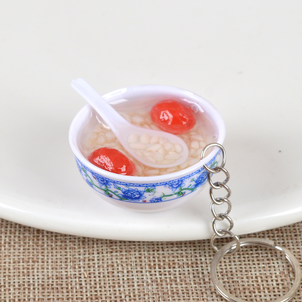 Gachas de arroz con dátiles rojos