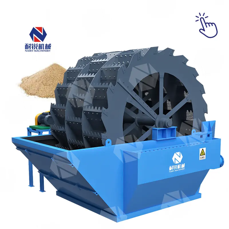 Pebble Washer River 0,16-3Mm Feiner Sand Recycling Trommel Separation Sand Waschmaschine Indien Preis