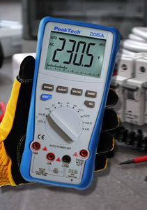 Peaktech P 2015 True RMS 1000 V ดิจิตอลมัลติมิเตอร์, มัลติมิเตอร์ดิจิตอลมือถือ4000สำหรับการทดสอบไฟฟ้า - Product Image 2