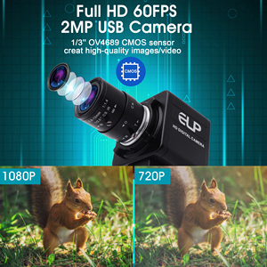 ELP yüksek hızlı USB kamera 2MP OV4689 260FPS 640*480 120FPS 1280*720 60FPS ile 2.8-12mm manuel zoom objektifi CMOS USB Web kamera - Product Image 5