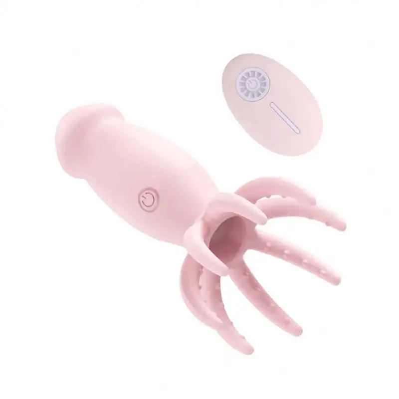 Kabelloser Handmassagegerät sexy Silikon vaginale Masturbation Tier Oktopus-Vibrator Sexspielzeug für Damen