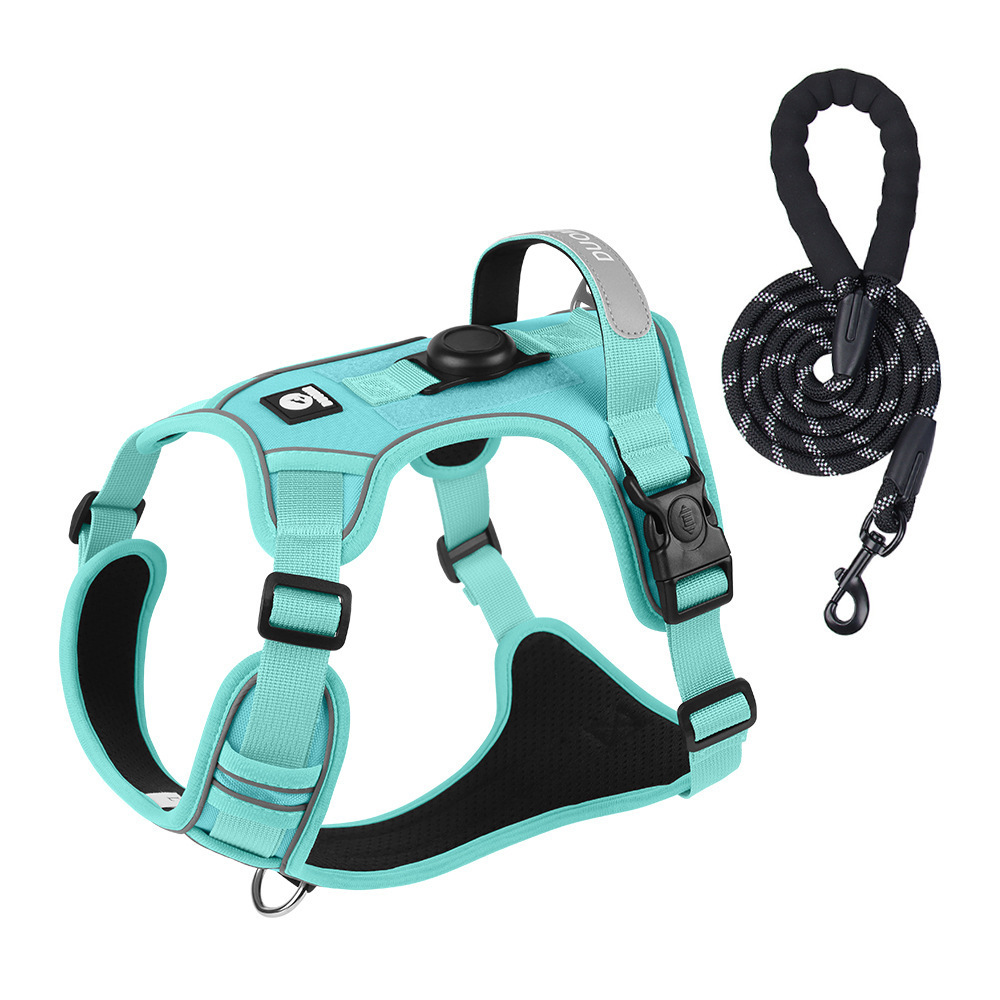 Cuerda redonda verde turquesa-negra-15m