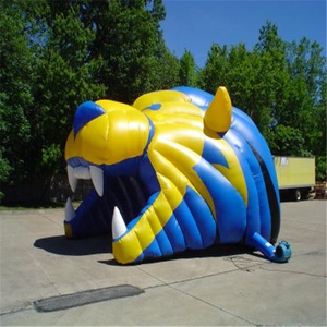 Tùy chỉnh trường trung học bóng đá phù hợp với sư tử ravens đầu đường hầm Inflatable vận động viên lối vào đường hầm - Product Image 1