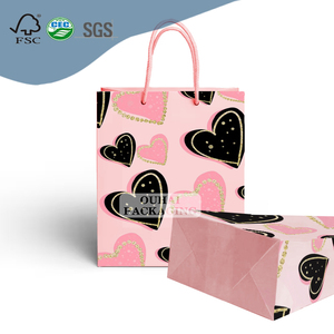 Gói Túi quà tặng sinh nhật nước Hoa Nến trang sức giấy bao bì bên ngoài túi quà tặng ngày Valentine cho quà lưu niệm - Product Image 4