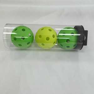 2025 nóng bán Tùy chỉnh màu pickleball 40 lỗ 8 mm Đường kính lỗ 3 quả bóng công suất dài ống nhựa chất lượng cao thể thao ngoài trời - Product Image 1