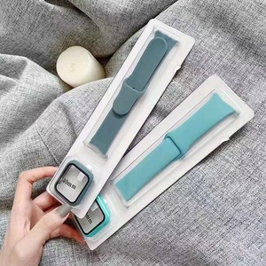 3 in 1 ekran koruyucu + PC durumda + silikon saat kayışı Apple izle serisi 10 9 8 7 saat kayışı için iwatch tüm Moldes Watchband - Product Image 3