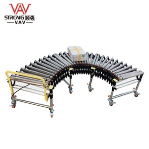 Customize Flexible Roller <strong>Conveyor</strong> for Truck <strong>Loading</strong> and <strong>Unloading</strong> <strong>Containers</strong> - Product Image 1