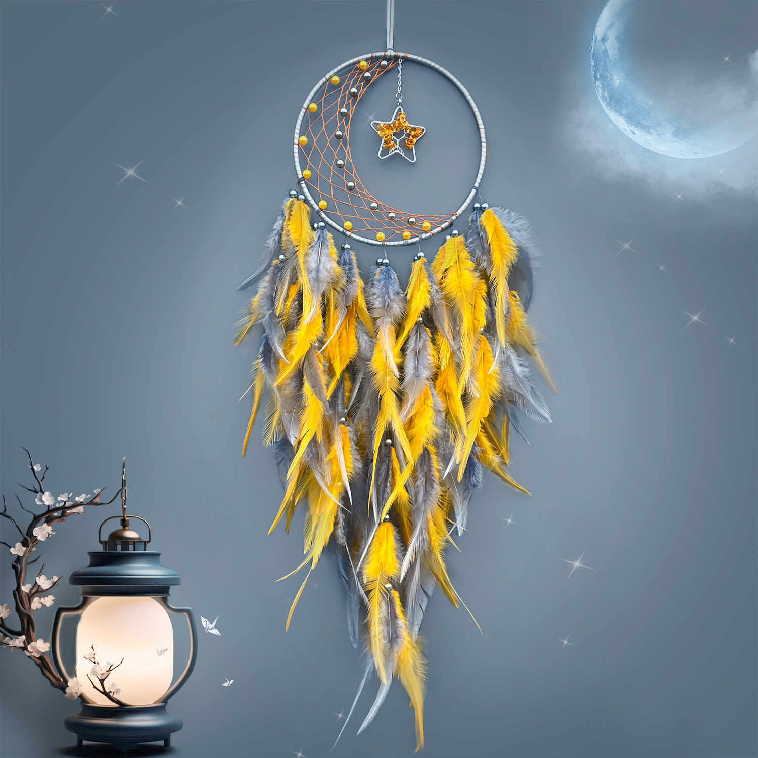 Moon feather starlight-orange