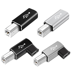 Adattatore da USB tipo C femmina a USB B maschio per convertitore stampante Scanner adattatore di trasferimento dati USB C per tastiera Controller MIDI