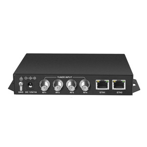 CATV portátil, 4 canales, DVBSS2 QAM ASTC ISDBT a IP Gateway DVBC a IP convertidor FTA IRD - Product Image 5