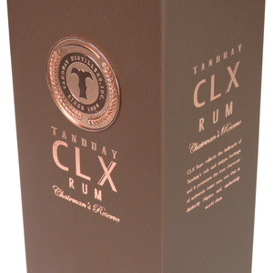批发树图案表面朗姆酒酒酒精饮料瓶纸板圆盒 - Product Image 6