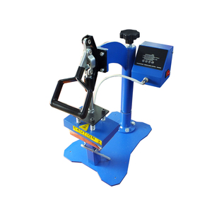 BY-031B Heat Press Clamshell Design Rigid Steel Frame Curved Hat Press <strong>Digital</strong> LCD <strong>Timer</strong> and <strong>Temperature</strong> <strong>Control</strong> - Product Image 2