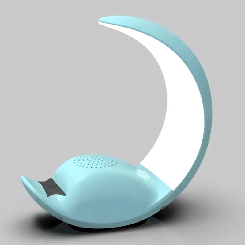 Haut-parleur Bluetooth en forme de C avec support pour téléphone