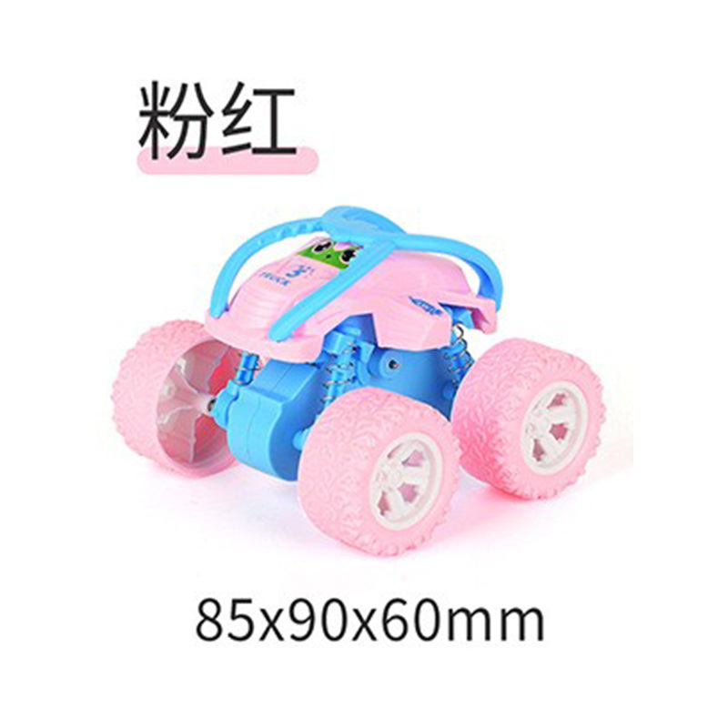 Macaron de voiture roulante rose - Voiture nue