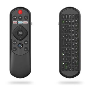 X6 şarj edilebilir uzaktan kumanda hava fare kablosuz mini klavye ses kontrolü IR öğrenme fare jiroskop hava fare - Product Image 1