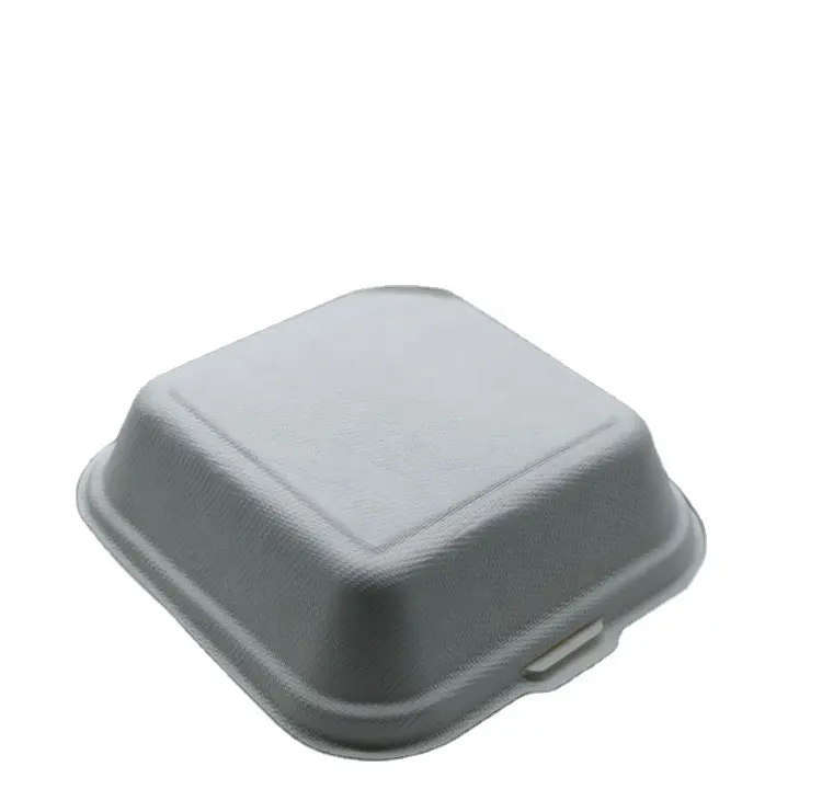 Sinh Thái Thân Thiện Phân Hủy Sinh Học Compostable Mía Bã Mía Bán Buôn Dùng Một Lần Container Thực Phẩm Cho Thức Ăn Nhanh