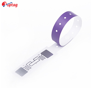 Impresión de datos variables Pulseras de papel RFID Etiquetas y etiquetas de activos Código de barras/Código QR/Número de serie compatible - Product Image 2
