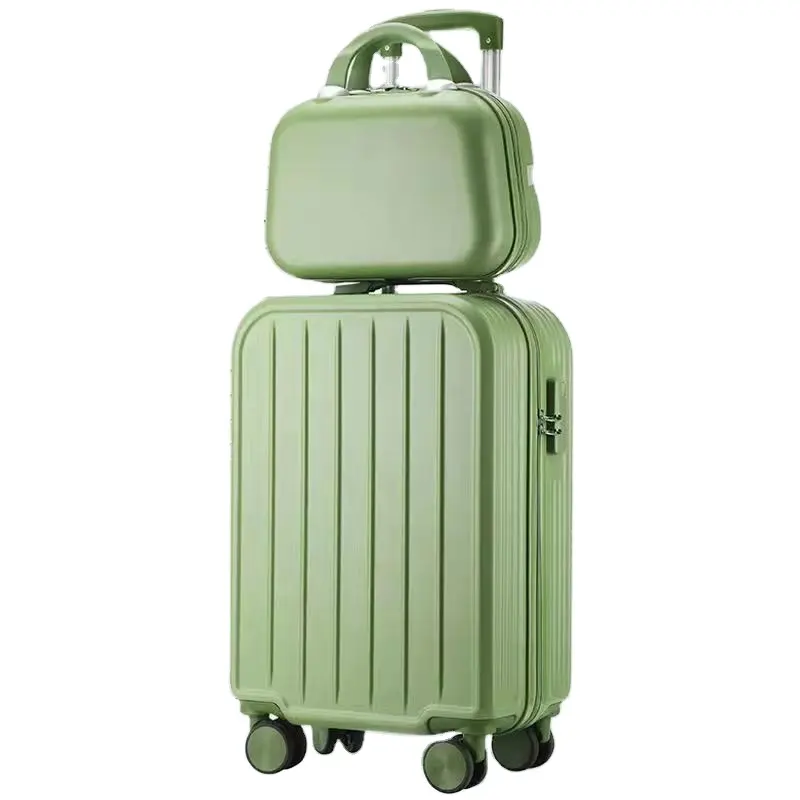 2023 più giovane trolley rigido abs PC bagaglio piccole borse cosmetiche borsa da viaggio ABS set di borse da viaggio