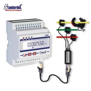SDE430-C 100A Three 3 Phase Power Analyzer Meter Energy <strong>Counter</strong> RS485 <strong>Modbus</strong> with 100A Open Type Current Transformer - Product Image 2