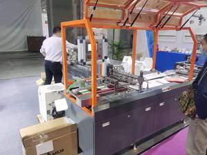 Automatische PP OPP CPP PE Plastiktüten herstellungs maschine Papier karten verpackungs maschine - Product Image 4