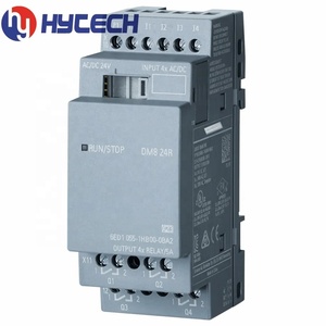 Módulo de expansión PLC LOGO DM8 24R 6ED1055-1HB00-0BA2 DI 4/DO 4 Entrada AC/DC/NPN para SIEMENS LOGO 8 - Product Image 1