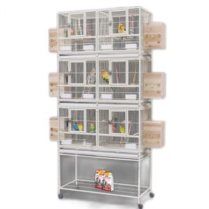 Kuş uzmanlarını yükseltmek için yaygın olarak kullanılan kuş pazarı, üç katlı evcil hayvan papağan villa kuş kafesini artırmak için stil önerir - Product Image 6