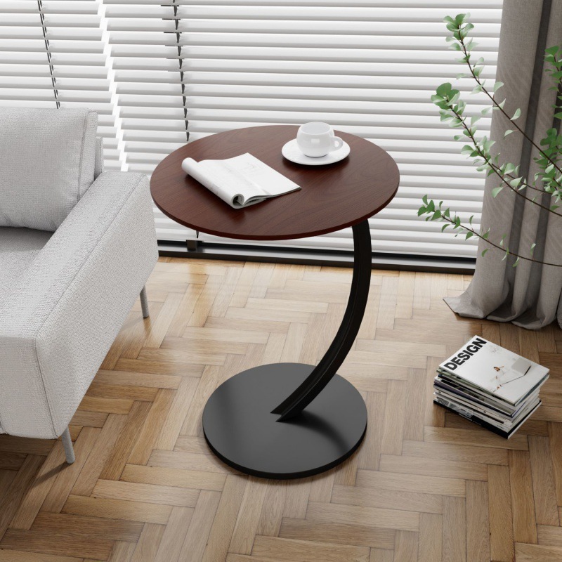 Walnut black rack