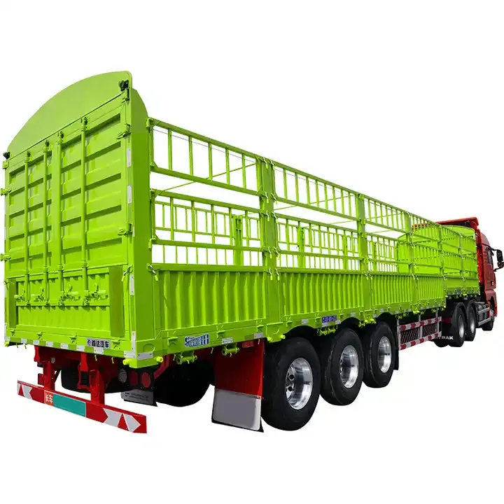 Doğu fabrika ucuz fiyat yüksek kaliteli çit traktör yarı römork kargo kamyon römork moğolistan satılık