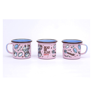 Mini Nhỏ Retro Sữa Ăn Sáng Cà Phê Sáng Tạo Bụng Gốm Men Cốc Có Tay Cầm - Product Image 2