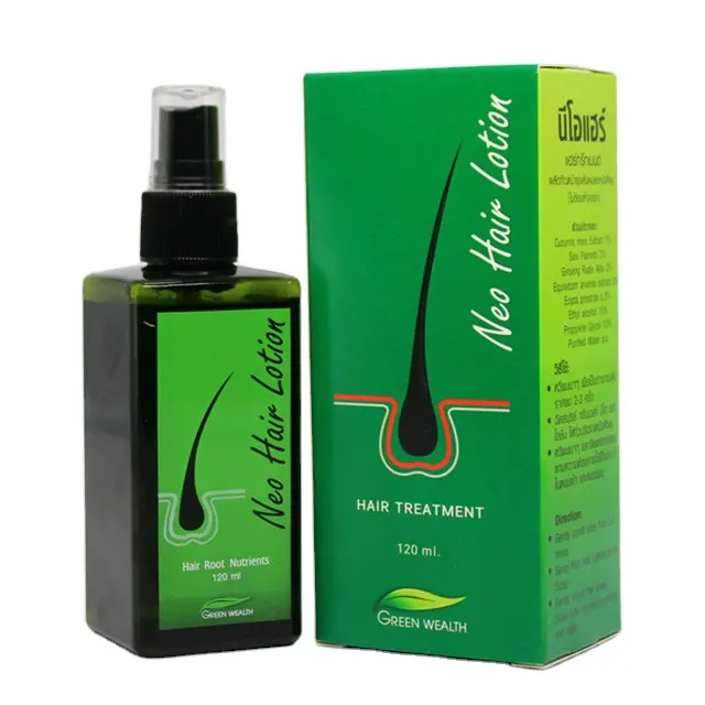 Neo hair-loción para el cuidado del cabello, producto auténtico para el cuidado del cabello, cuidado del cabello, garantizado por Green Rich, Tailandia
